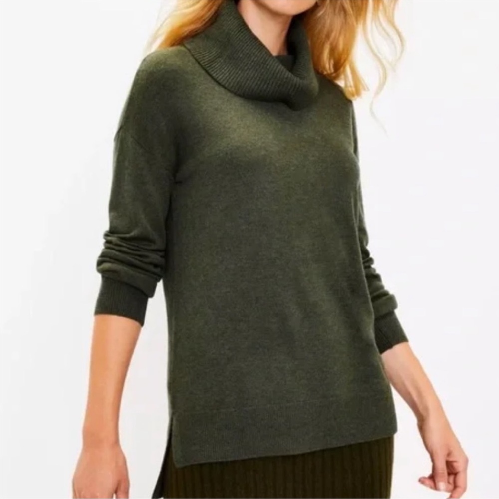 LOFT Womens Cowl Neck Sweater XSP